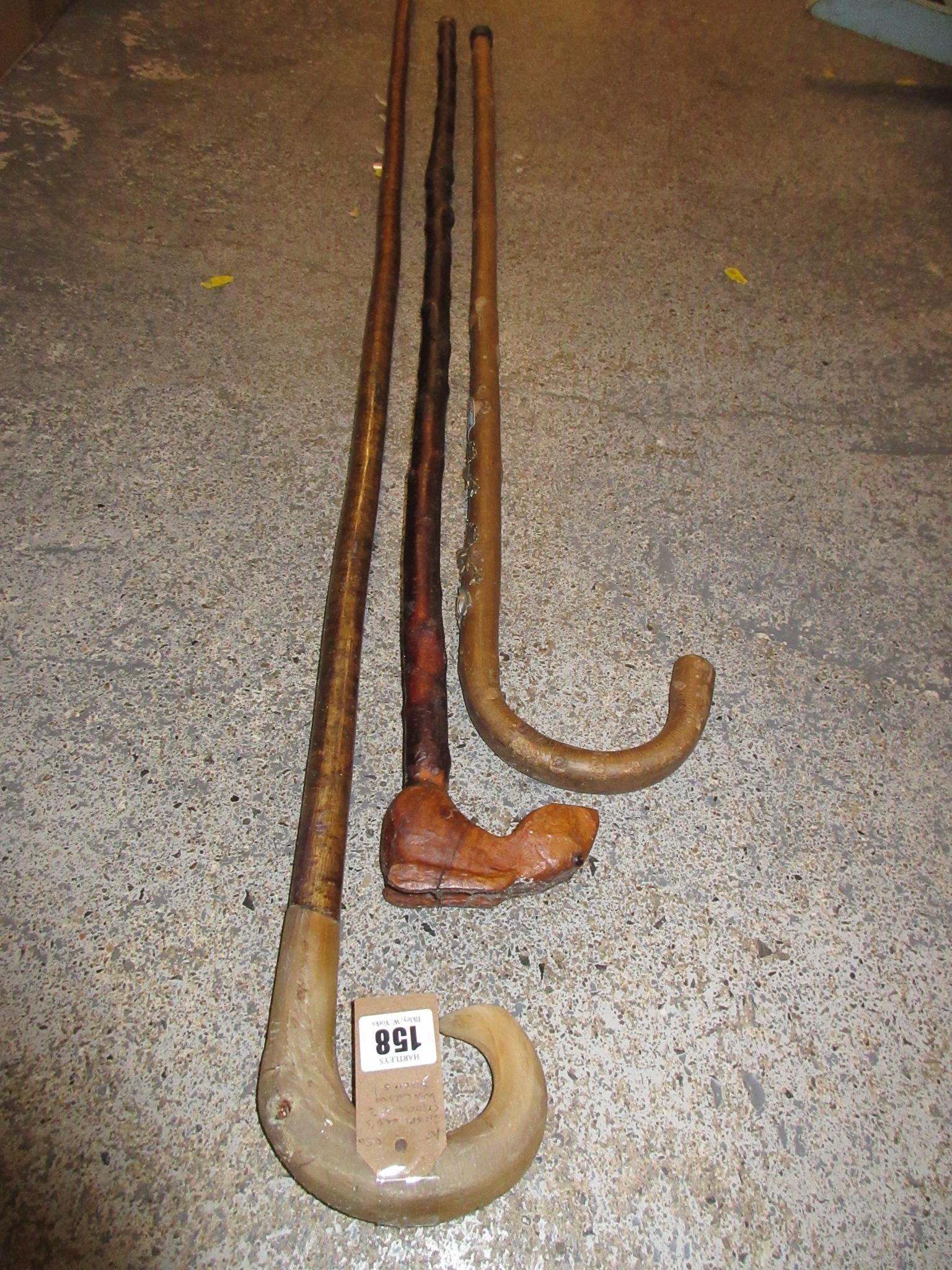 SHEPHERDS CROOK AND TWO WALKING STICKS Image