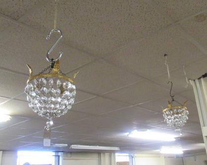 TWO SMALL CHANDELIERS Image