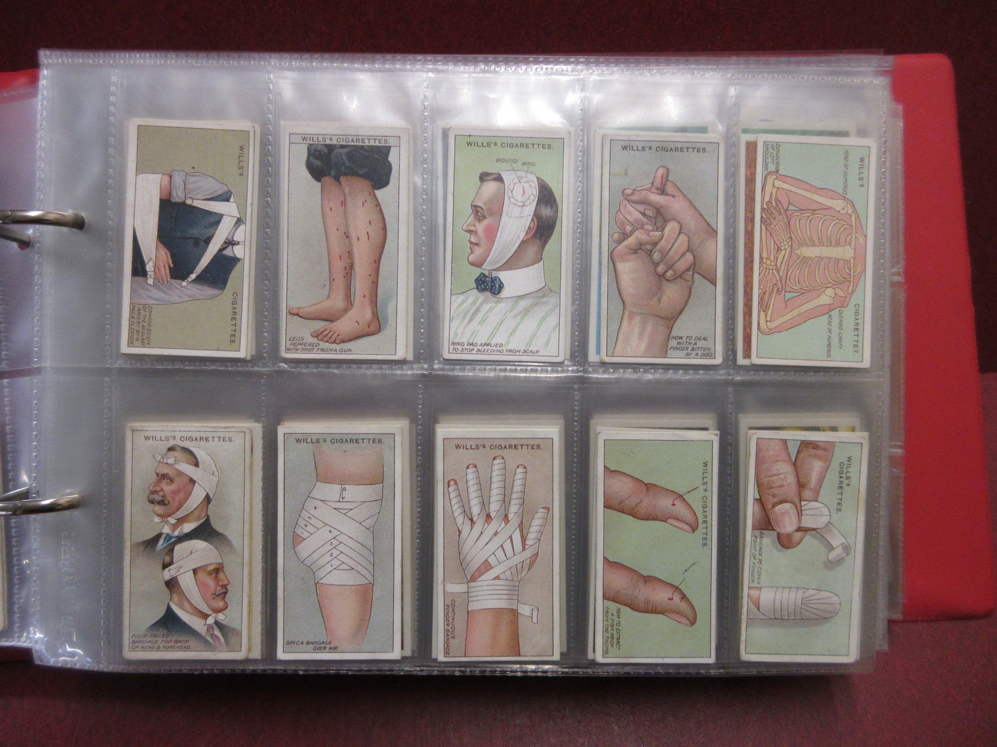 ALBUM OF WILLS AND CARRERAS CIGARETTE CARDS Image