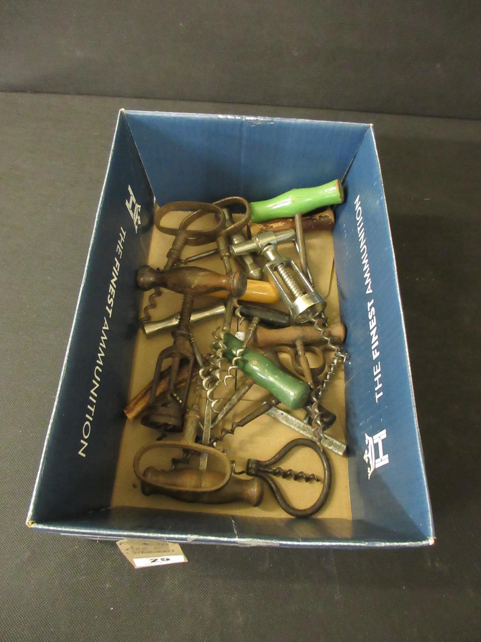 BOX OF CORK SCREWS Image
