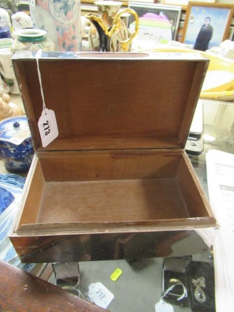 SILVER CIGAR BOX Image