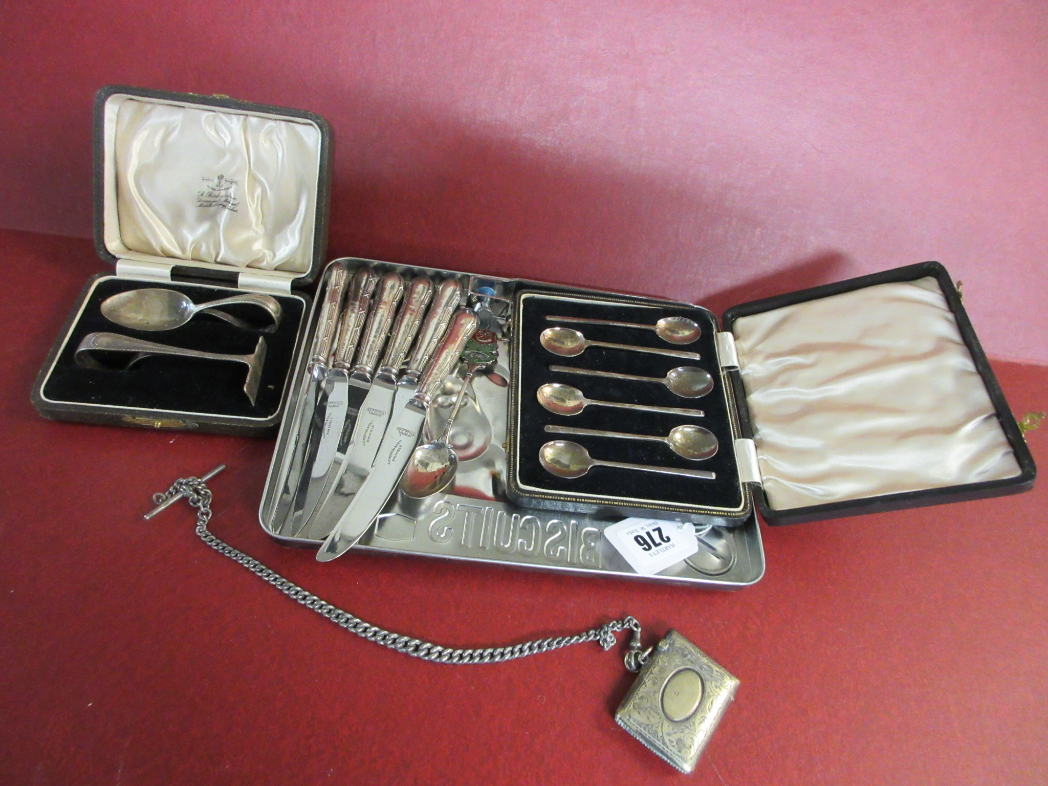QUANTITY OF SILVER CUTLERY Image
