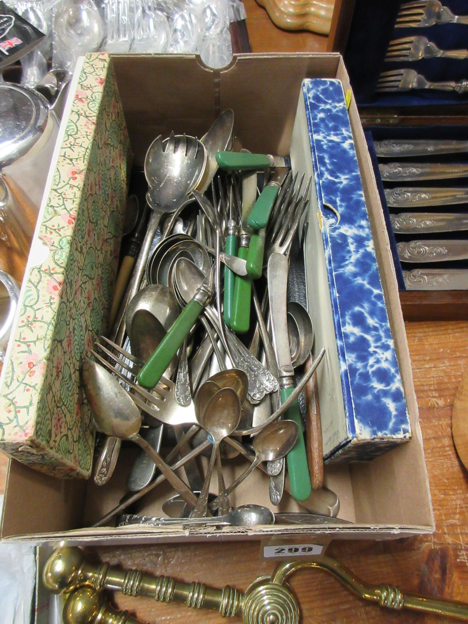 BOX OF CUTLERY Image