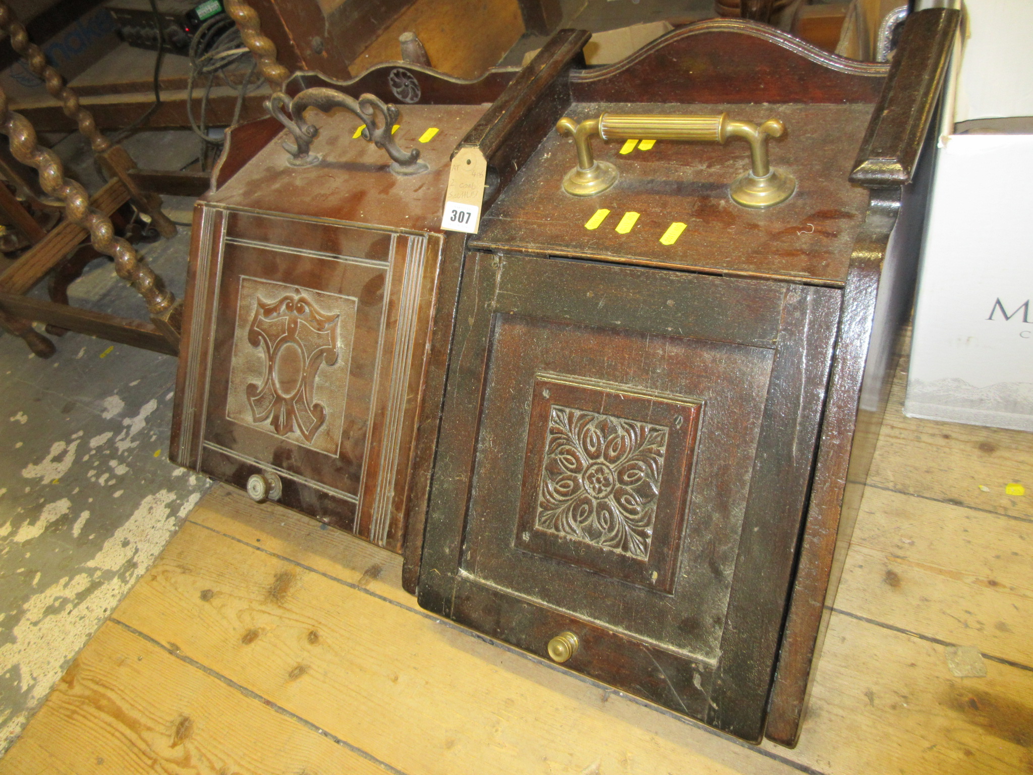TWO COAL SCUTTLES Image