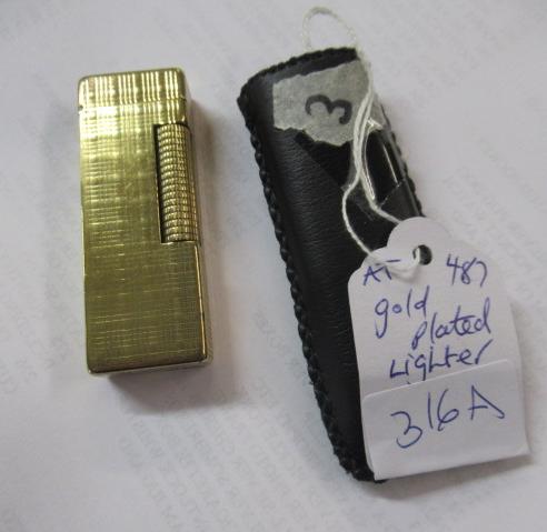 GOLD PLATED DUNHILL LIGHTER Image