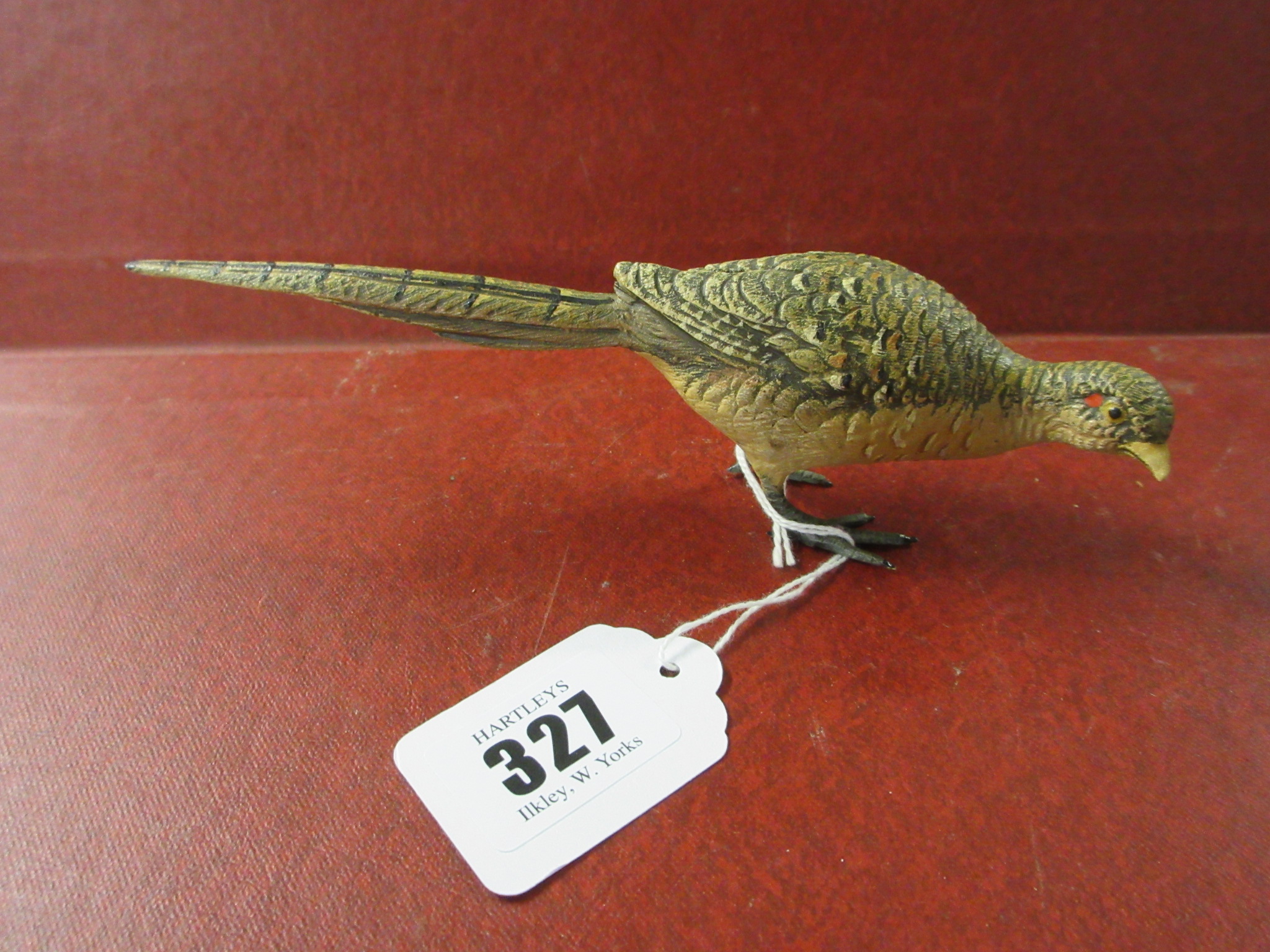 COLD PAINTED BRONZE PHEASANT UNMARKED Image
