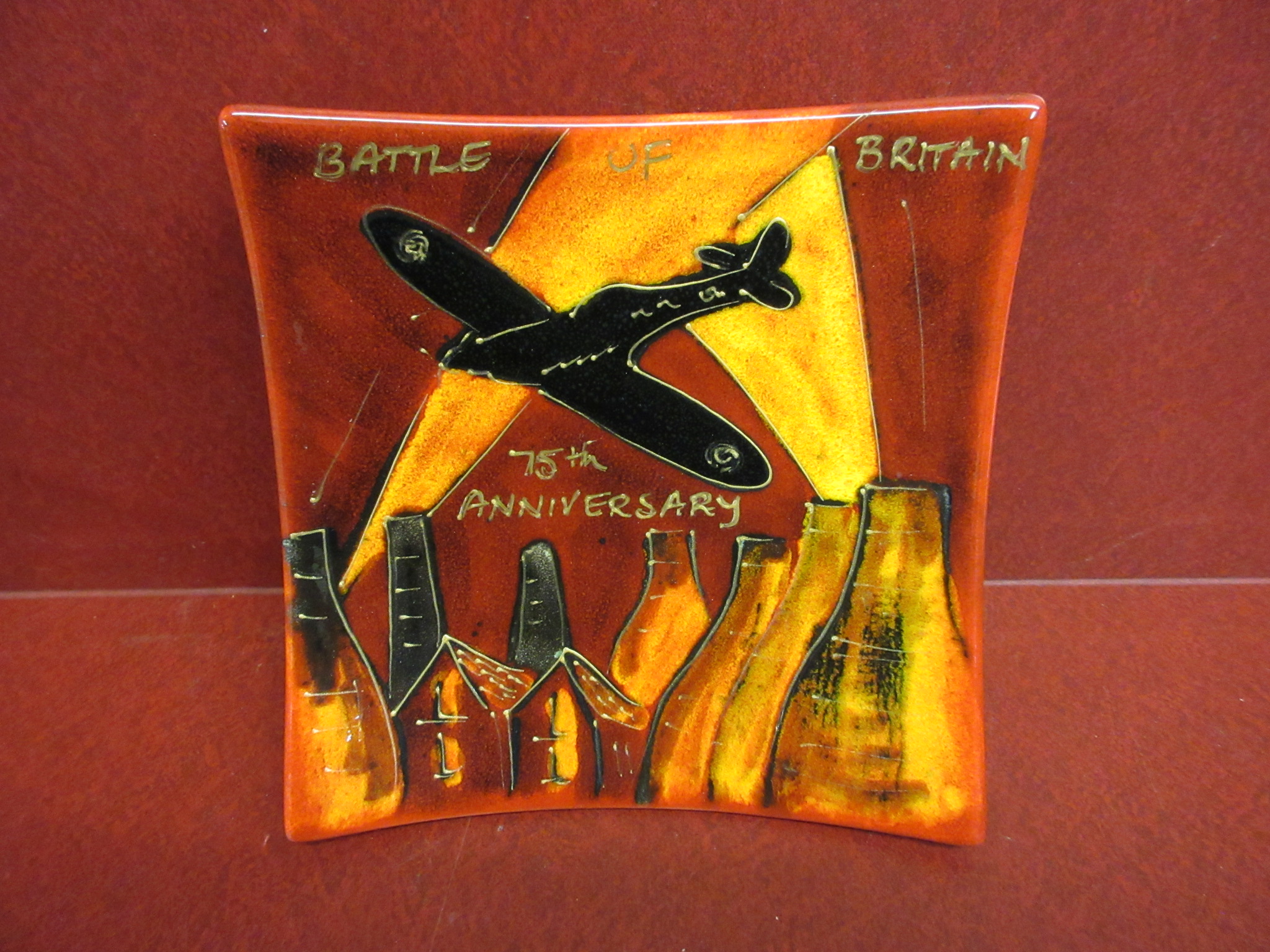 BATTLE OF BRITAIN 75TH ANNIVERSARY PLATE Image