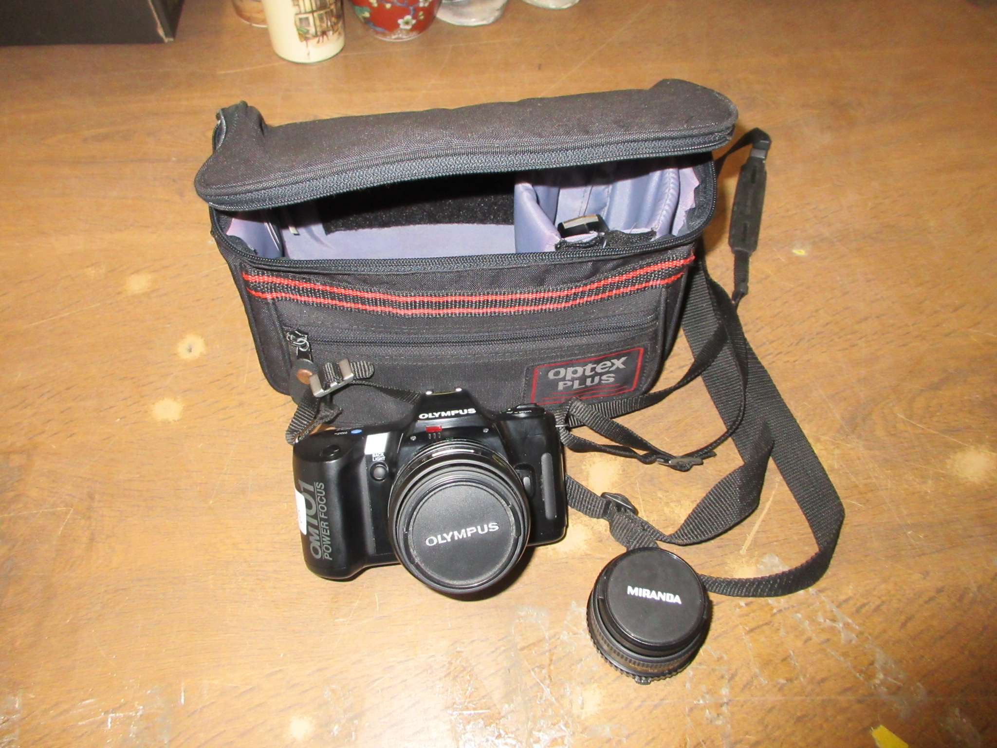 CASED OLYMPUS CAMERA WITH LENSES Image