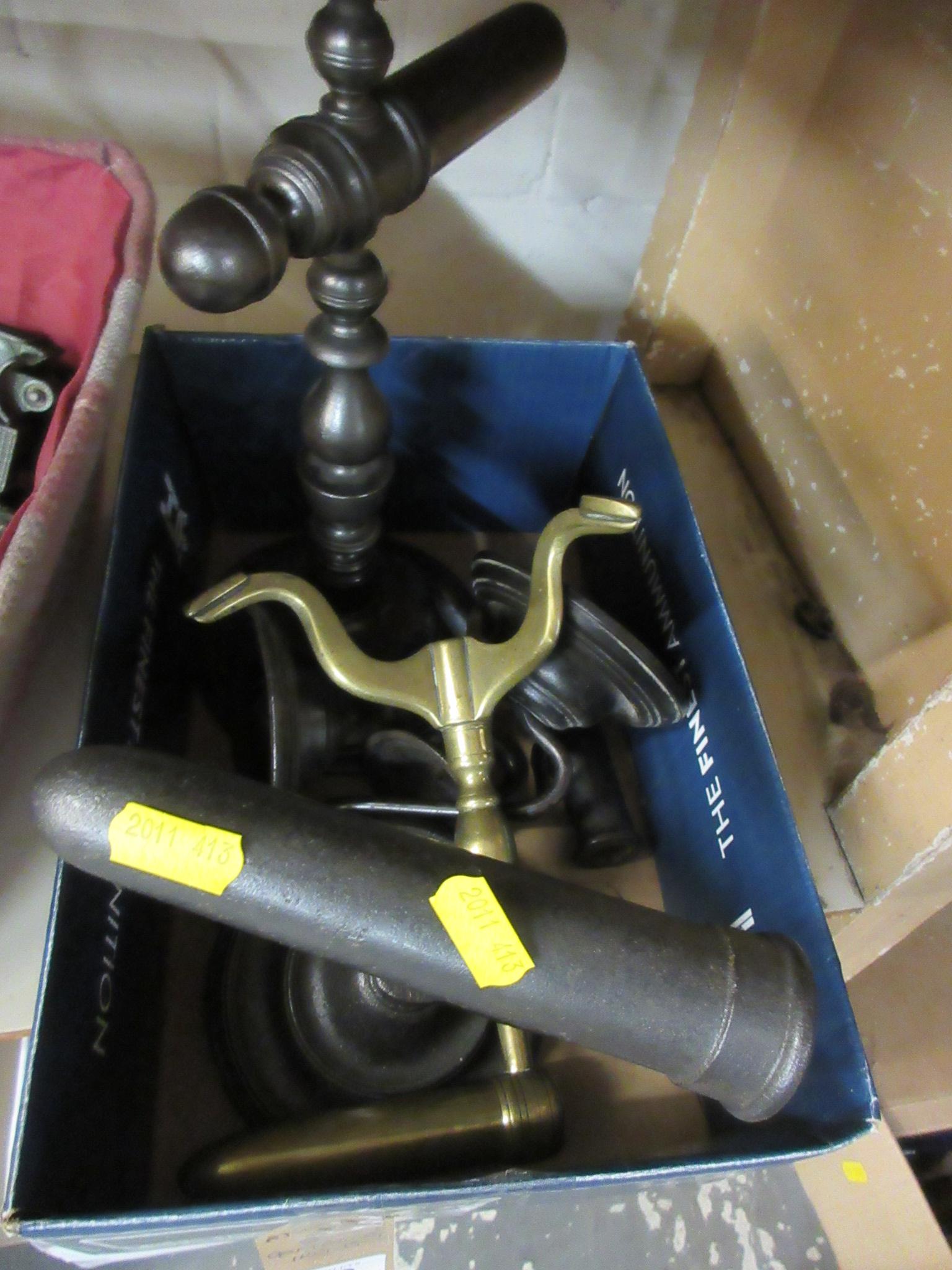 SIX GOFFERING IRONS Image