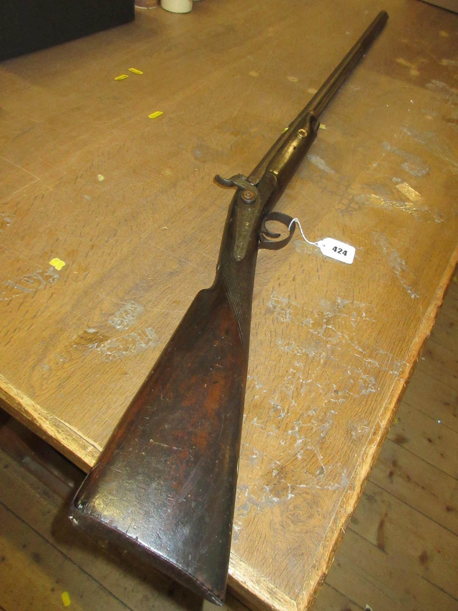 ANTIQUE PERCUSSION MUSKET Image