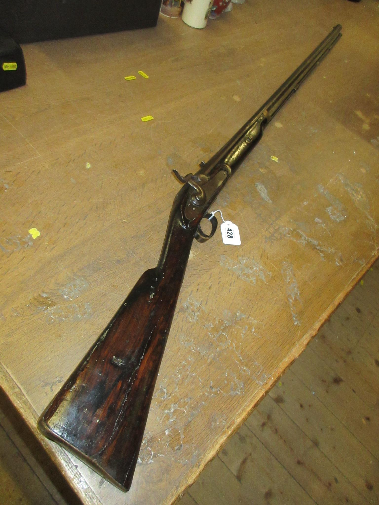 ANTIQUE PERCUSSION MUSKET Image