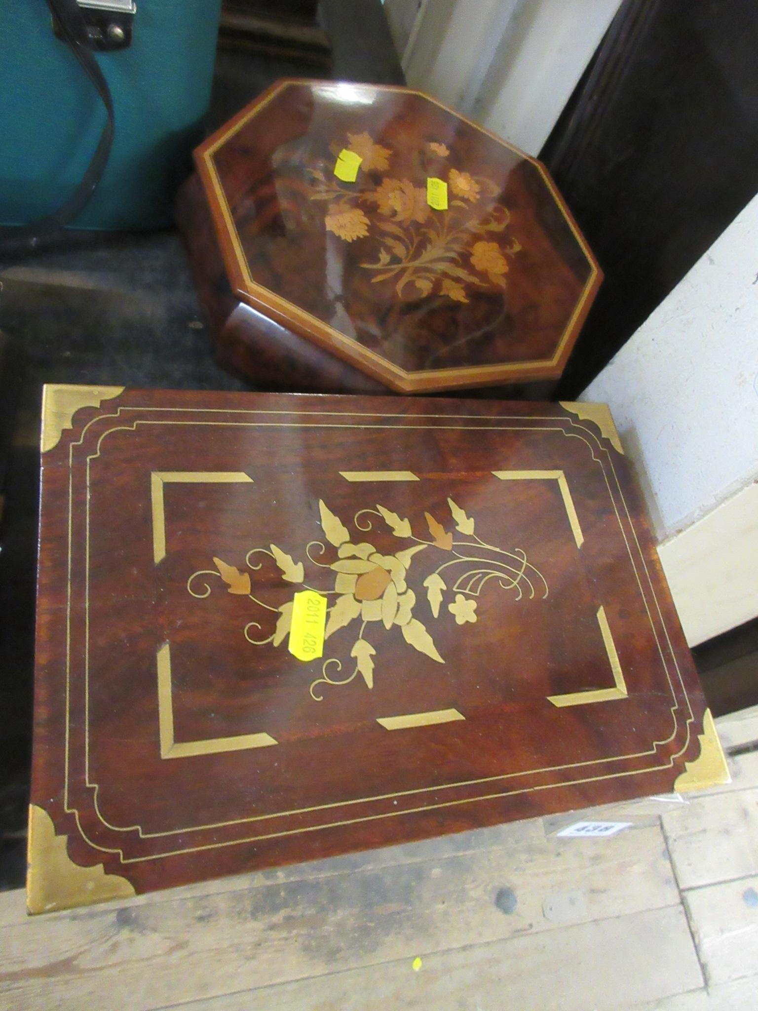 TWO INLAID BOXES Image