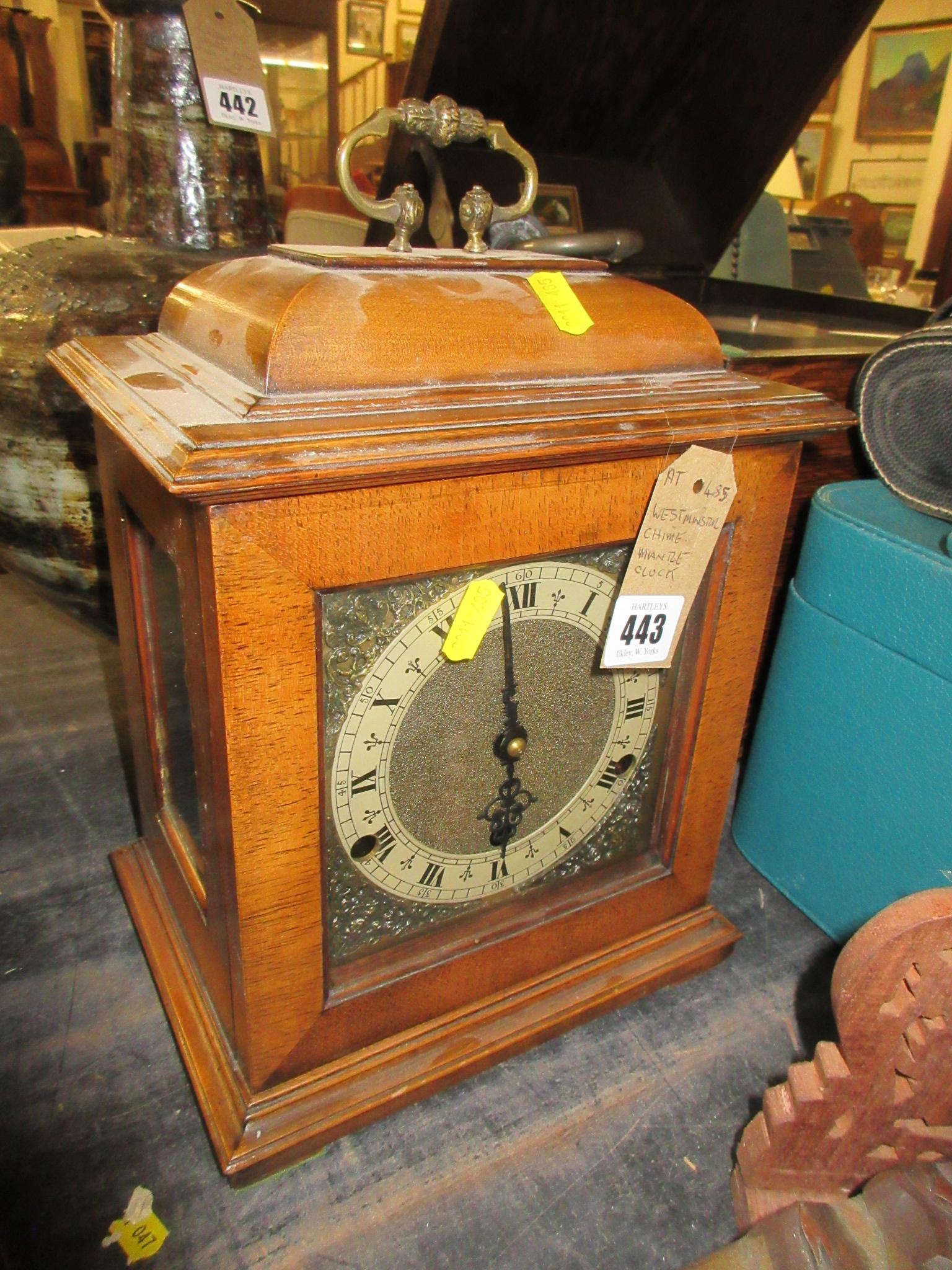 WESTMINSTER CHIME MANTLE CLOCK Image