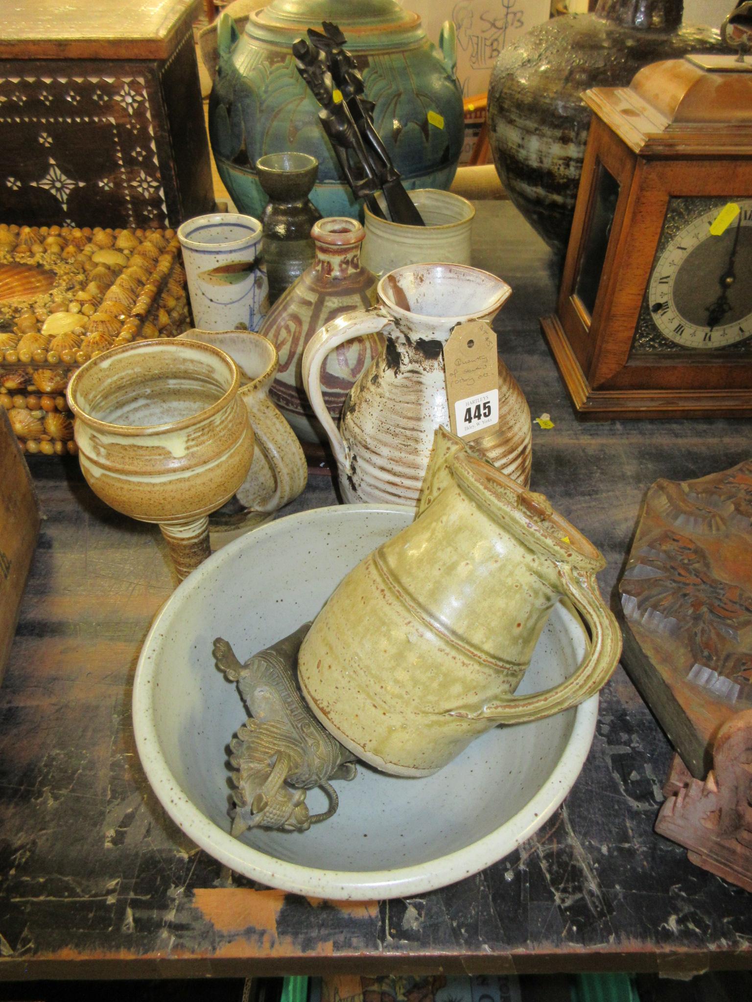 QUANTITY OF STUDIO POTTERY ETC Image