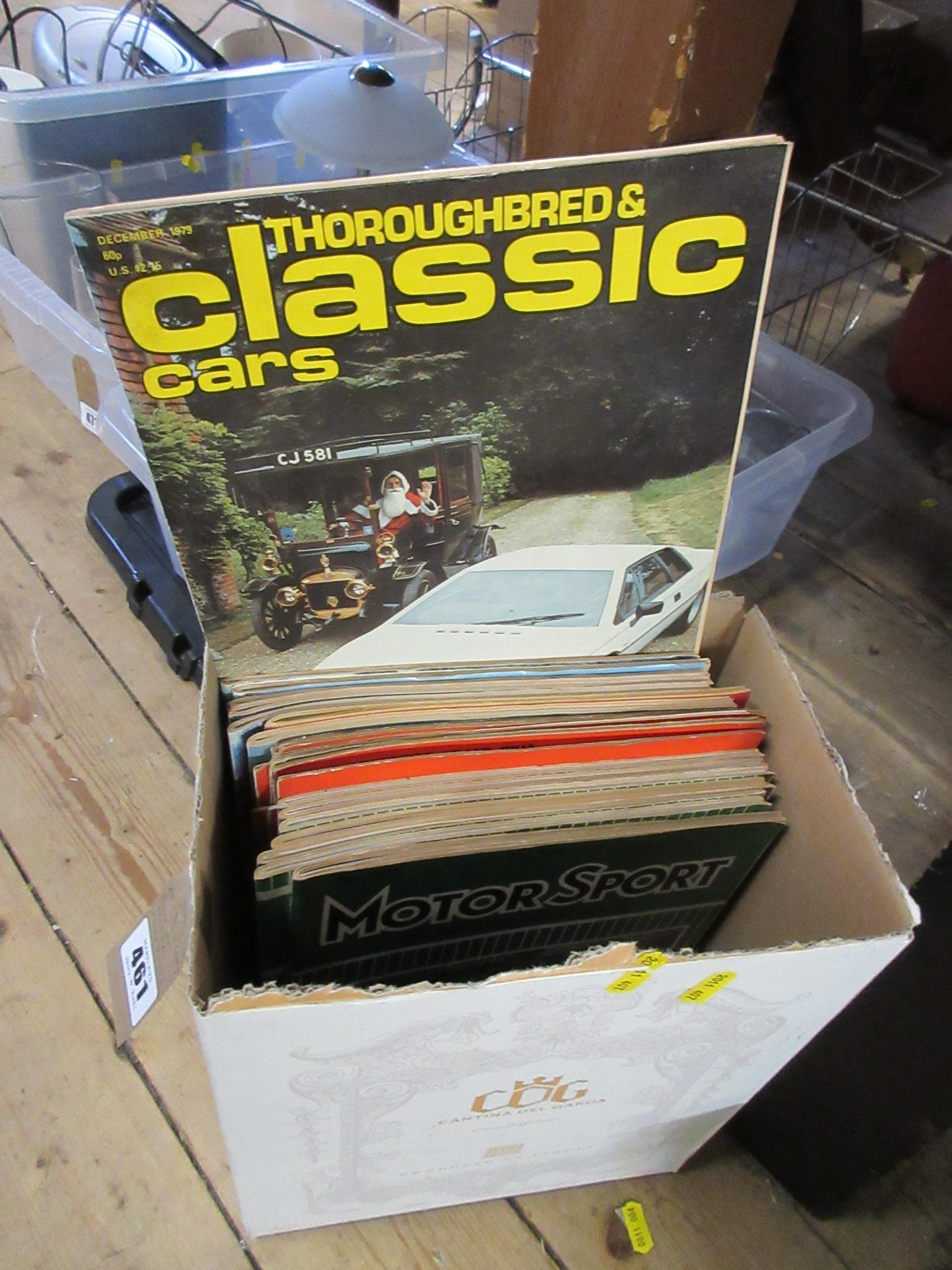 BOX OF MOTOR MAGAZINES Image
