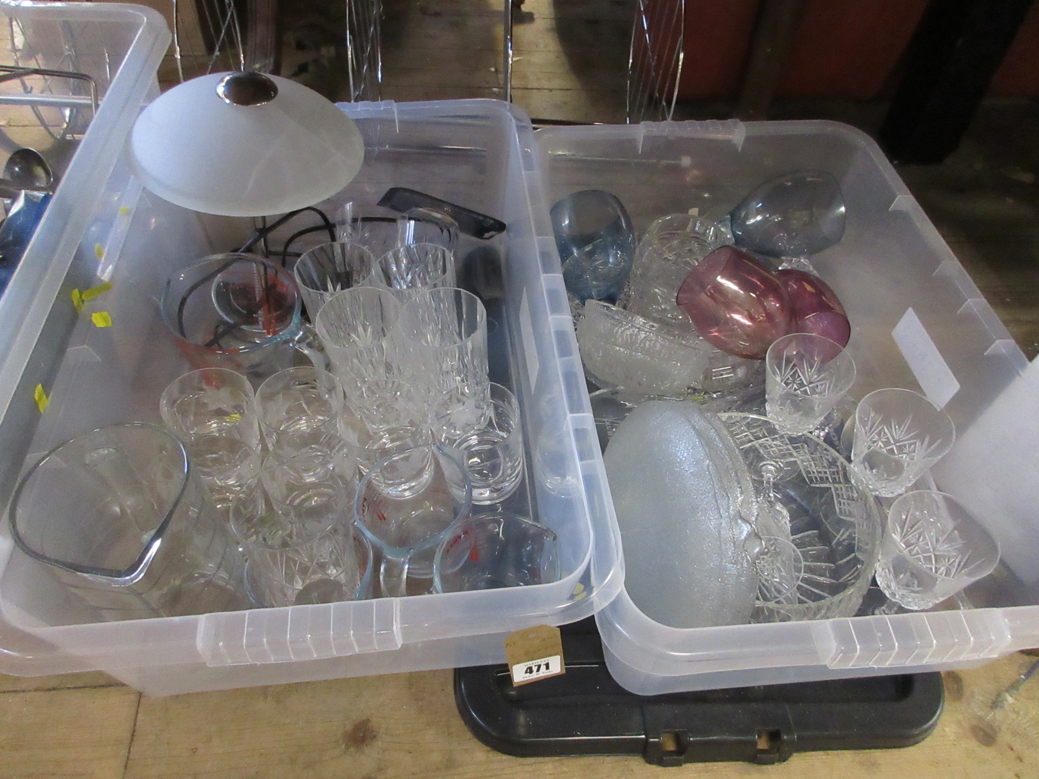 TWO BOXES OF GLASS Image