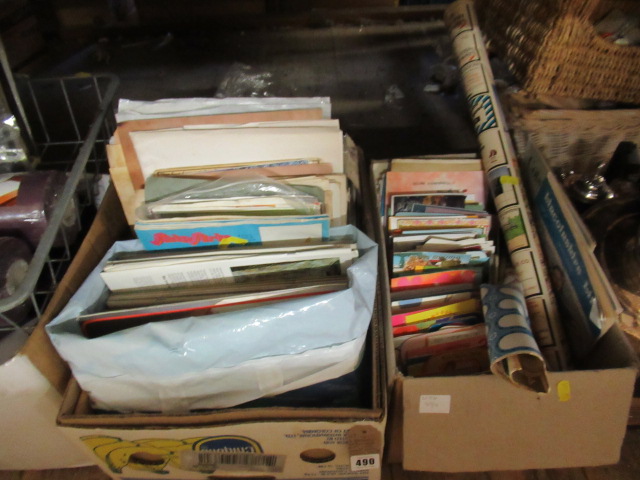 TWO BOXES OF SHEET MUSIC AND OTHER EPHEMERA Image