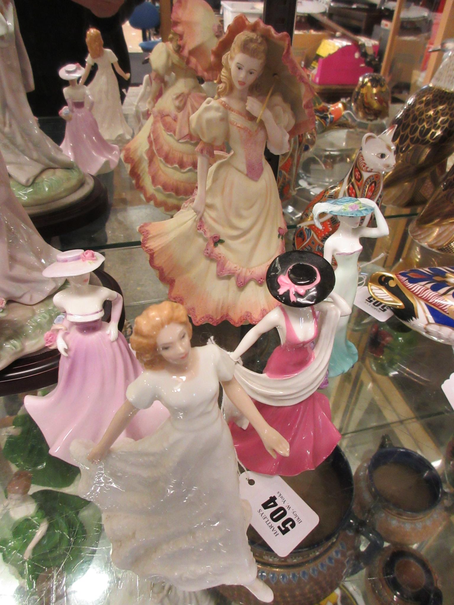 ROYAL DOULTON AND COALPORT FIGURES Image