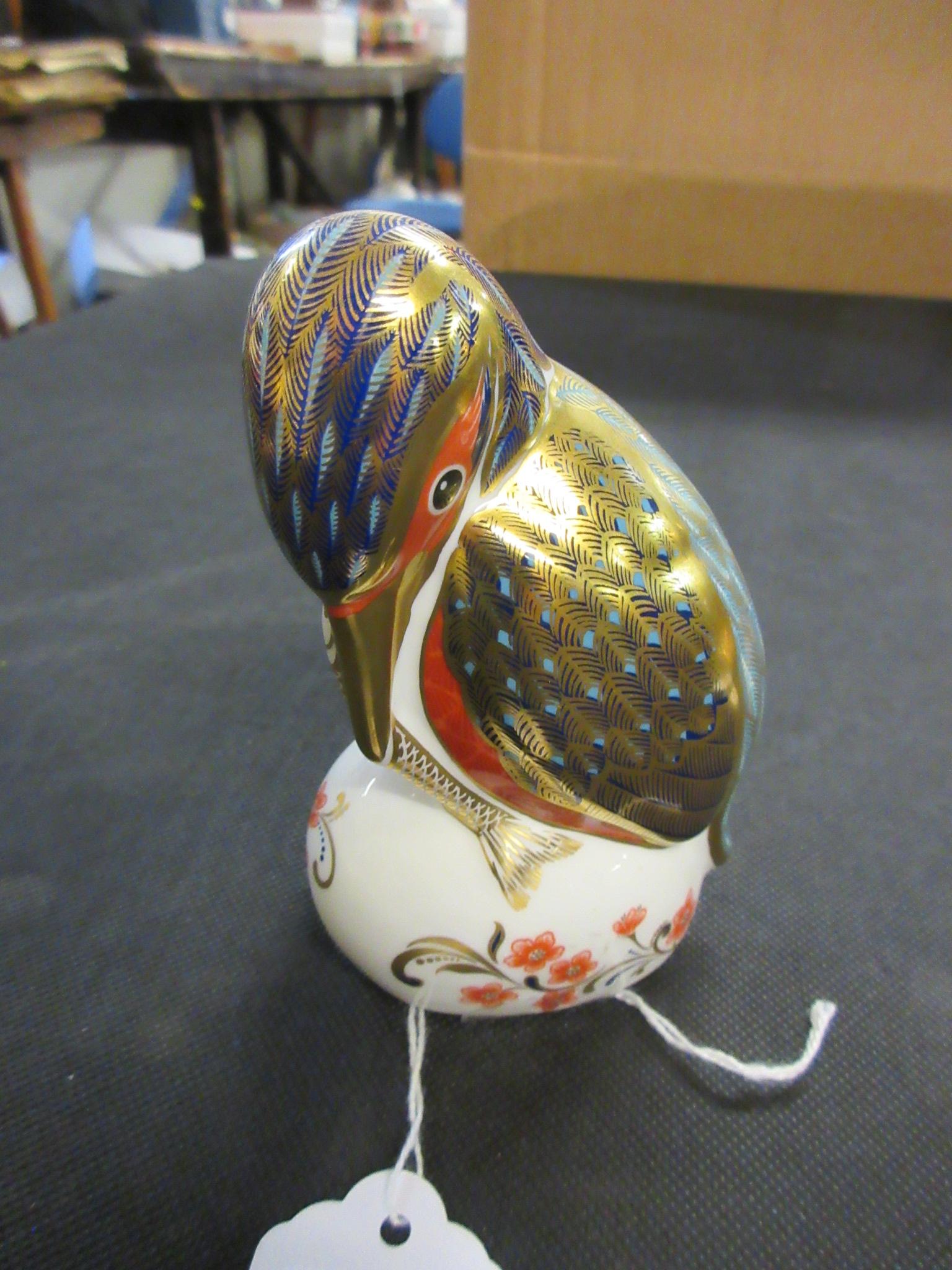 ROYAL CROWN DERBY KINGFISHER Image
