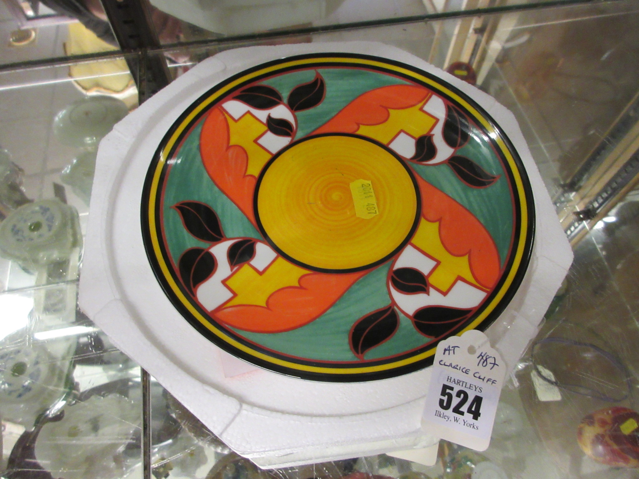 CLARICE CLIFF FLAMBOYANCE PLATE Image