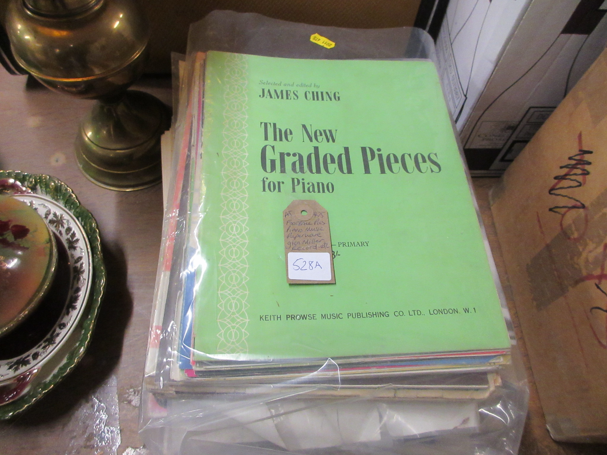 GLEN MILLER ALBUMS, FOOTBALL PICTURES AND SHEET MUSIC ETC Image