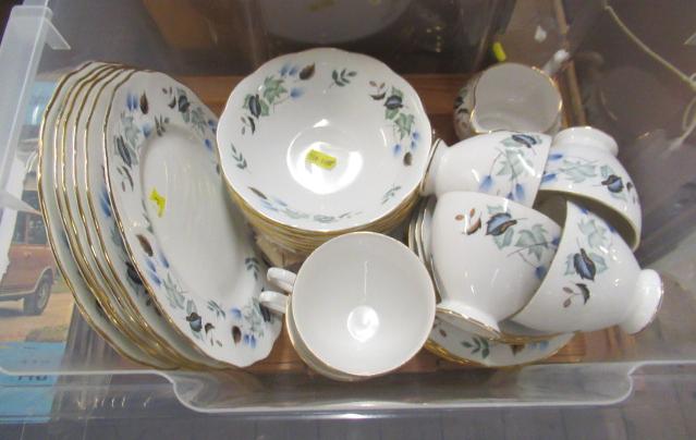 CANTEEN OF CELTIC CUTLERY AND A QUANTITY OF COLCLOUGH CHINA Image