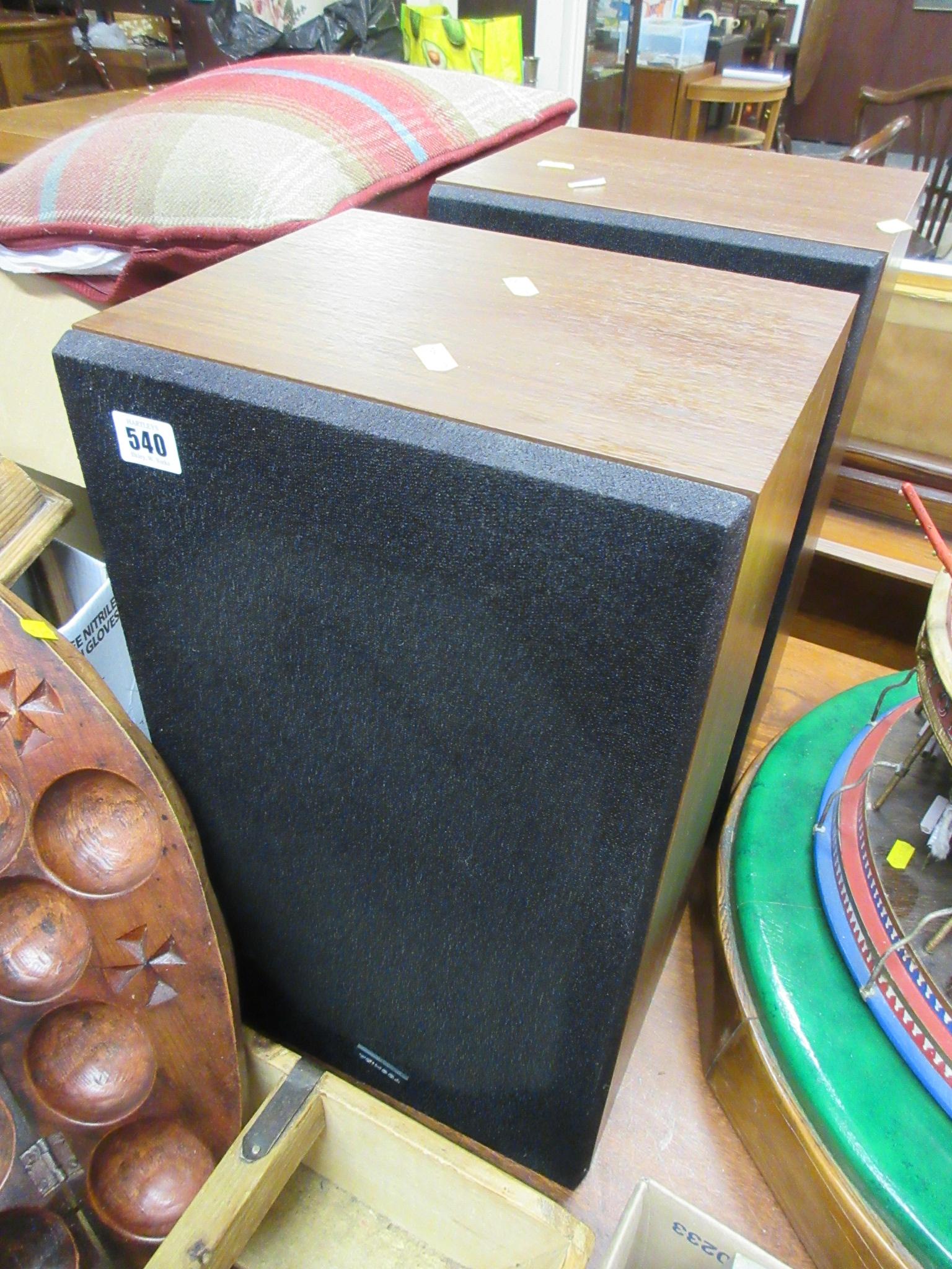 PAIR OF TOSHIBA IBA SPEAKERS Image