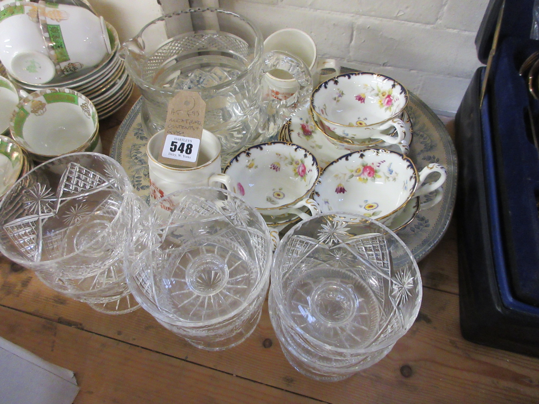 MEAT PLATES GLASS FRUIT BOWLS ETC Image