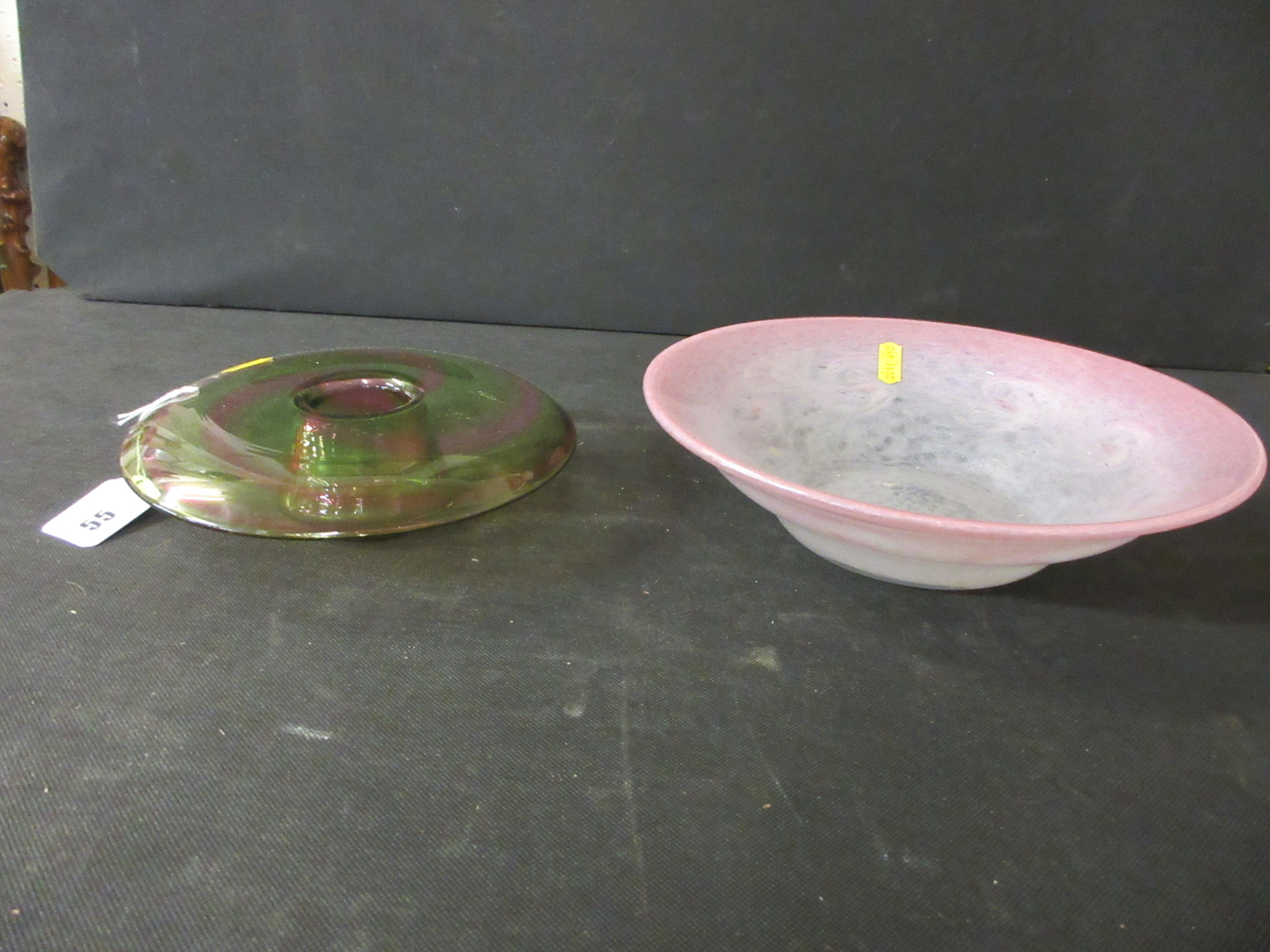 VASART GLASS BOWL AND ANOTHER Image