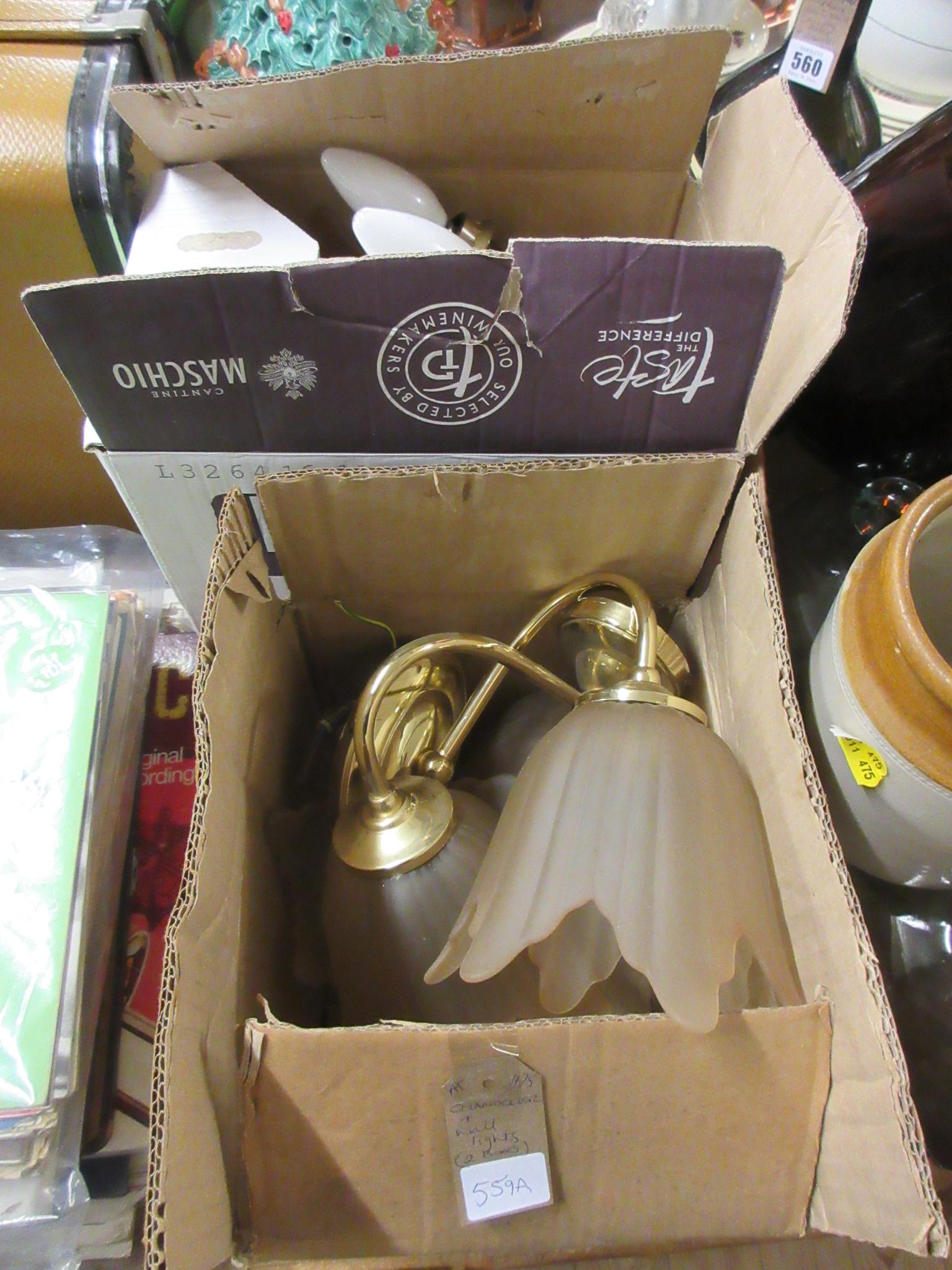 CHANDELIER AND WALL LIGHTS Image