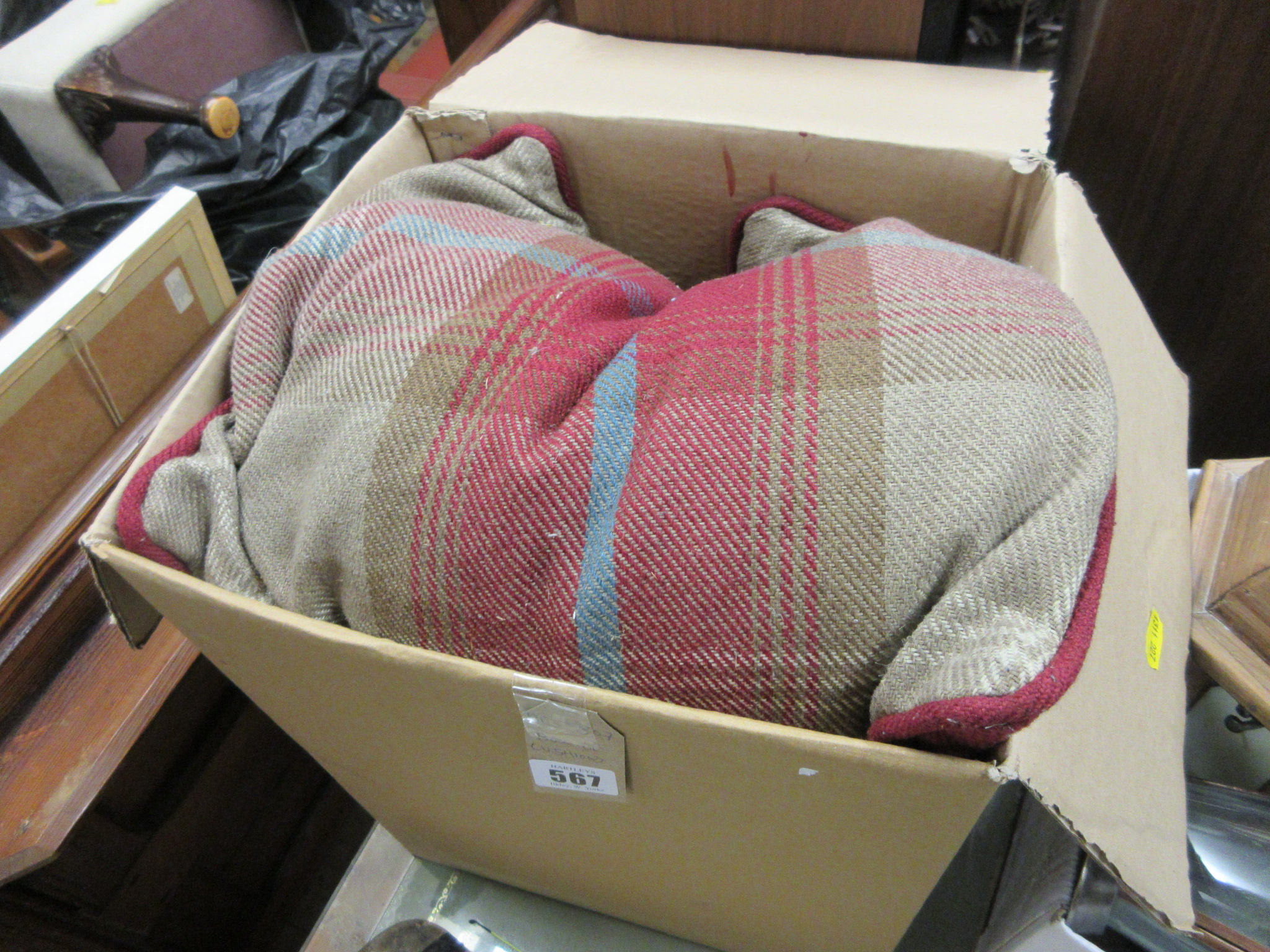 BOX OF CUSHIONS Image