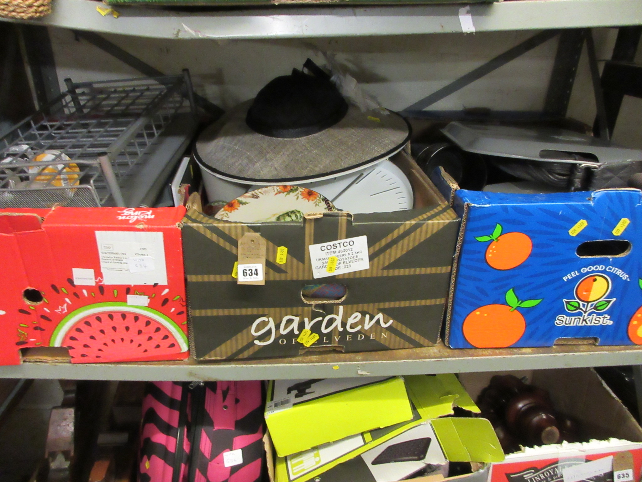 THREE BOXES OF HOUSEHOLD ITEMS ETC Image