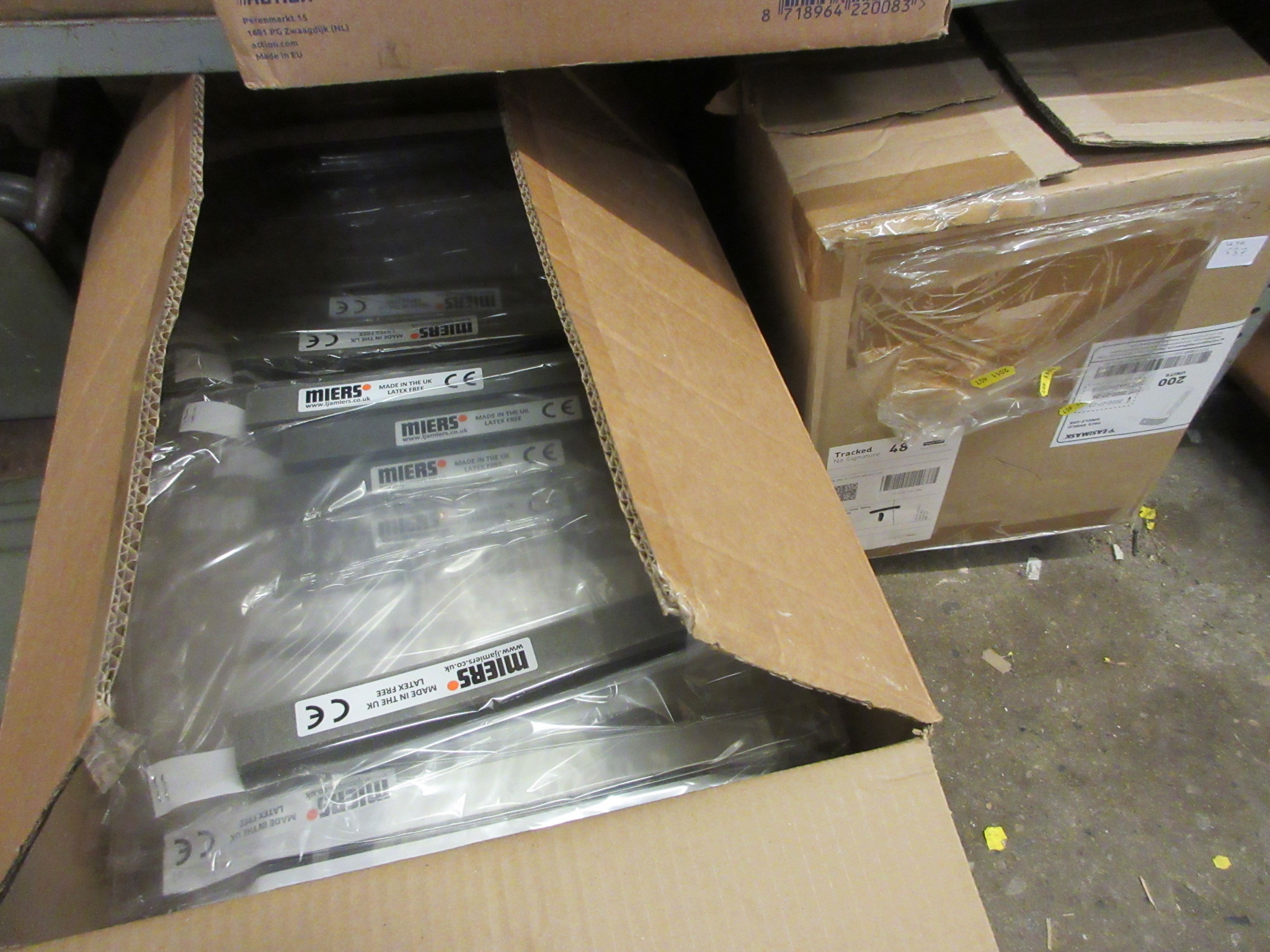 TWO BOXES OF FACE SHIELDS Image