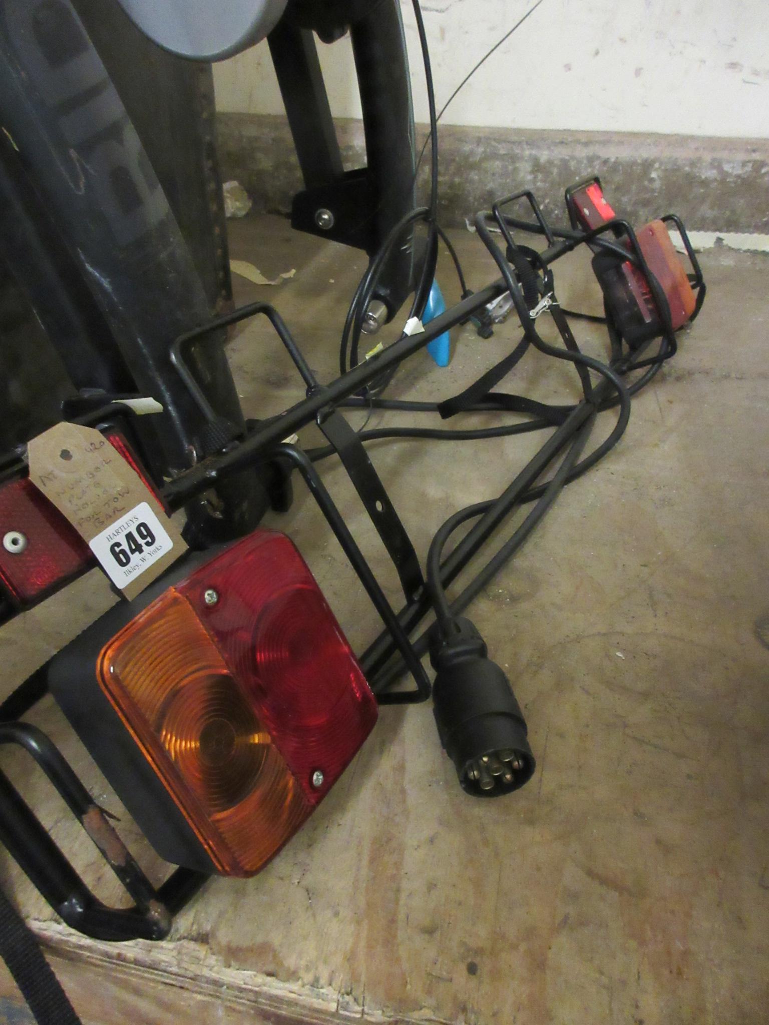 TOWBAR NUMBER PLATE HOLDER Image