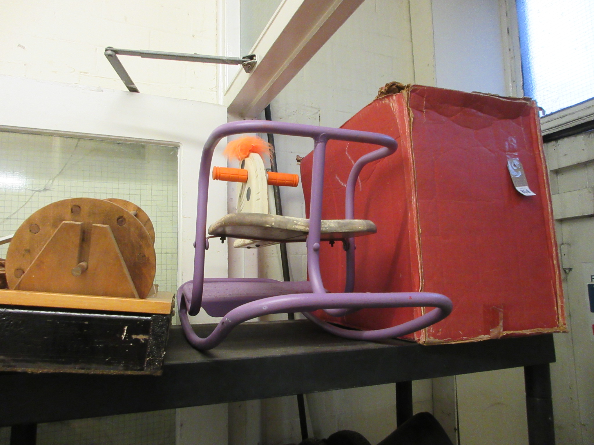 SINDY CARAVAN AND CHILD'S ROCKING HORSE Image