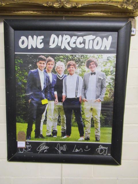 FRAMED ONE DIRECTION POSTER Image