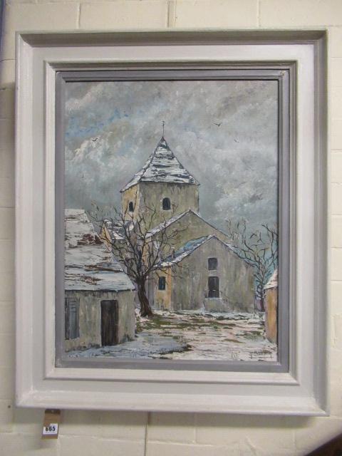 SIGNED OIL PAINTING Image