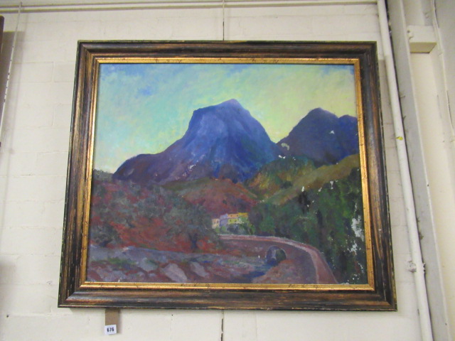 FRANCES WALL MARITIME PINES OIL ON CANVAS Image