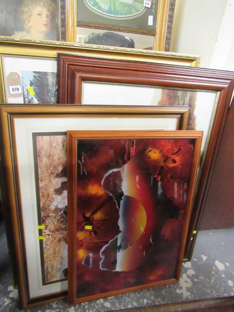 FOUR FRAMED PRINTS Image
