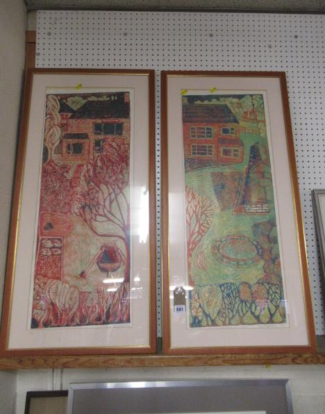 PAIR OF PAINTINGS SIGNED KATE RAWNSLEY Image