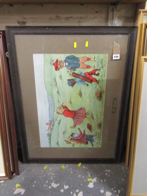 PAIR OF LOUIS WAIN PRINTS Image