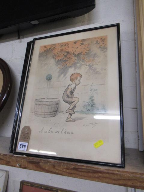 FOUR FRENCH PRINTS OF CHILDREN Image