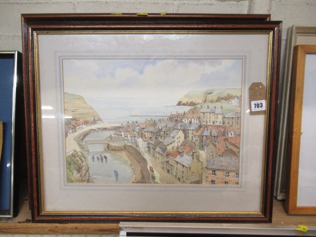 TWO WATERCOLOURS Image