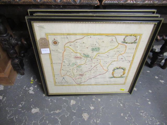 FOUR FRAMED MAPS Image