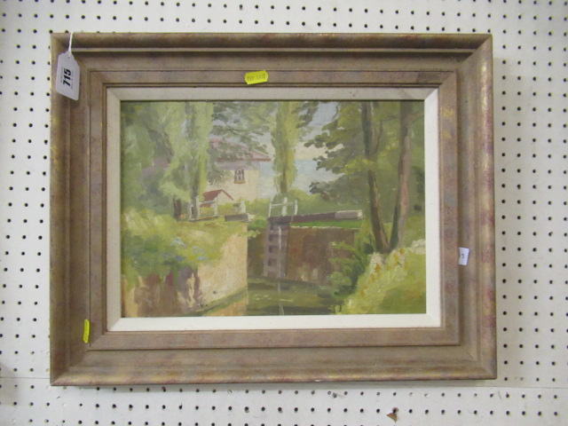 FRAMED OIL BY WILLIAM BOTTEN JENKINS Image