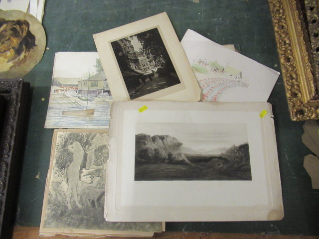 QUANTITY OF UNFRAMED PICTURES Image