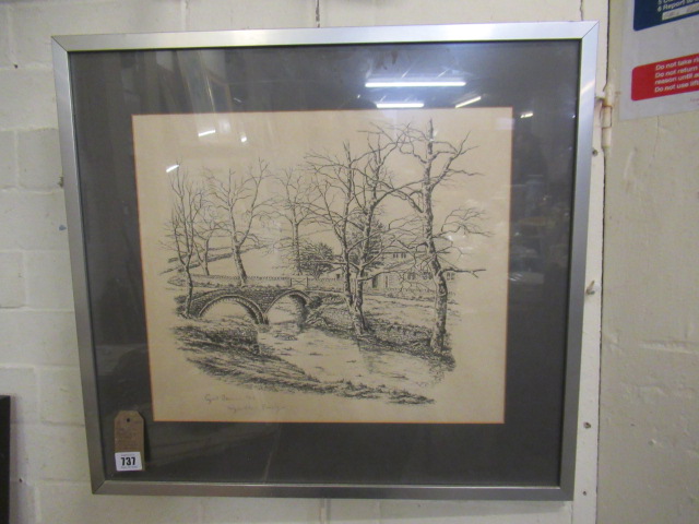 LIMITED EDITION PRINT BY CYRIL BARNES SIGNED VERSO Image