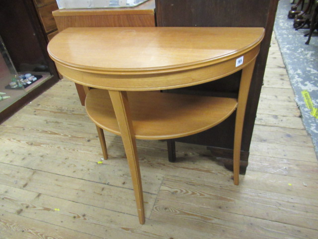 TWO TIER DEMI-LUNE TABLE Image