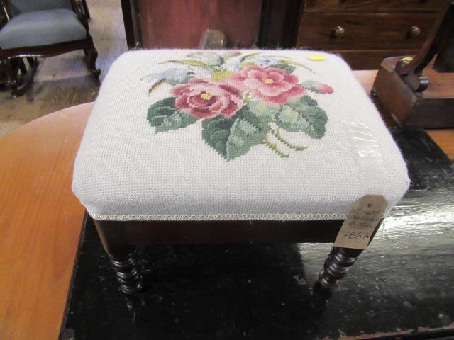 UPHOLSTERED FOOTSTOOL Image