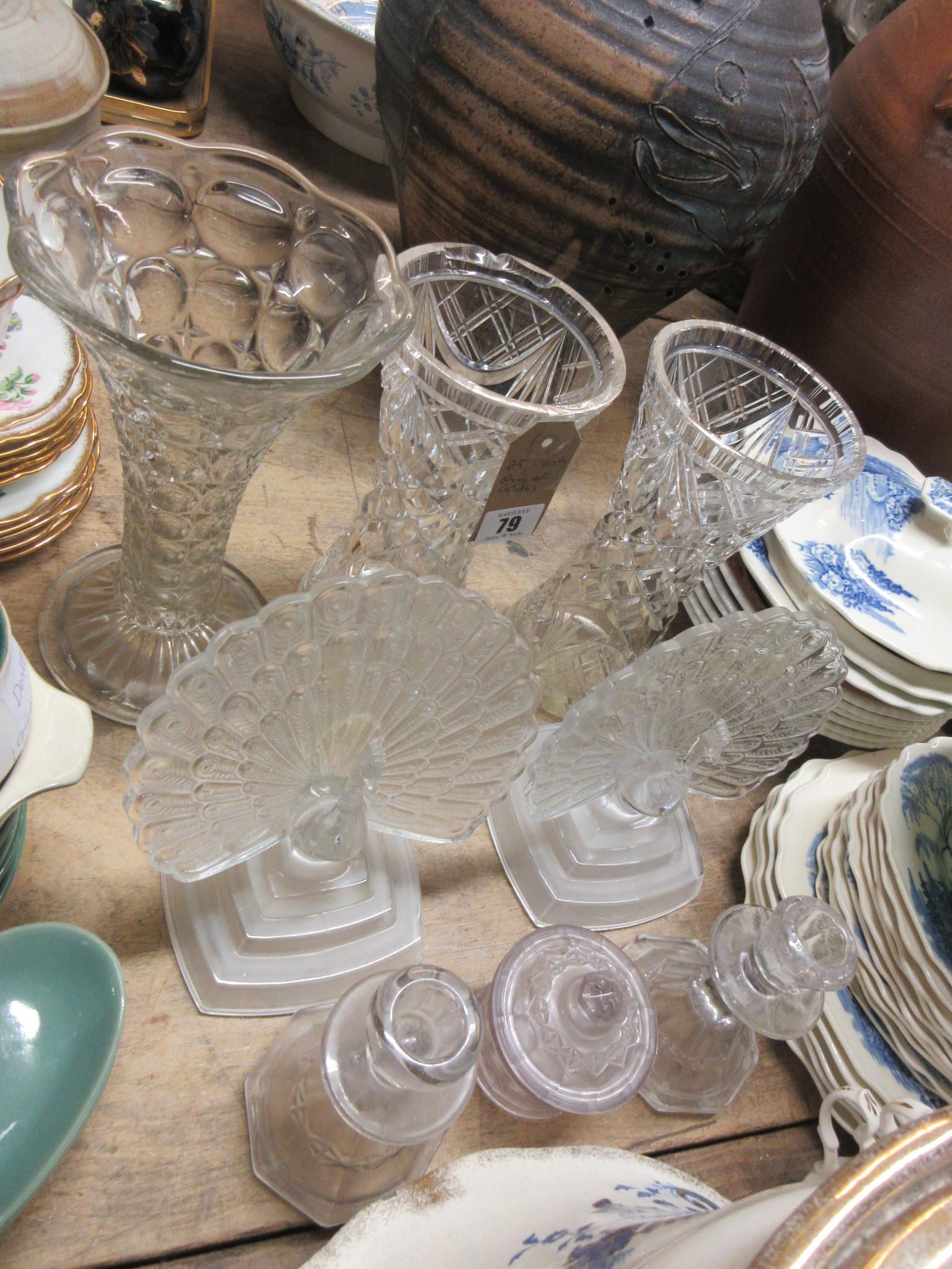 QUANTITY OF CUT GLASS Image